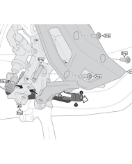 JUEGO DE PALANCA DE CAMBIO Y PEDAL DE FRENO SW-MOTECH BMW FBL.07.975.20000