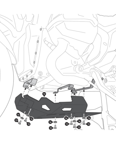 CUBRECARTER SW-MOTECH ENGINE GUARD BMW MSS.07.975.10001/S