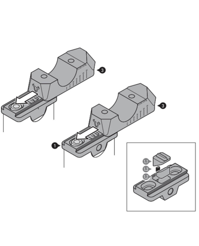 ACERCADOR PARA MANILLAR DE 28MM VARIABLE SW-MOTECH BMW LEH.00.039.31100/B