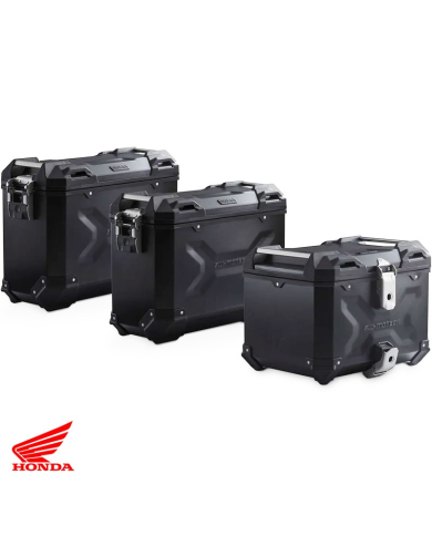 PACK MALETAS LATERALES + BAUL + BOLSAS + SOPORTES SW-MOTECH HONDA ADV.01.400.75000/B