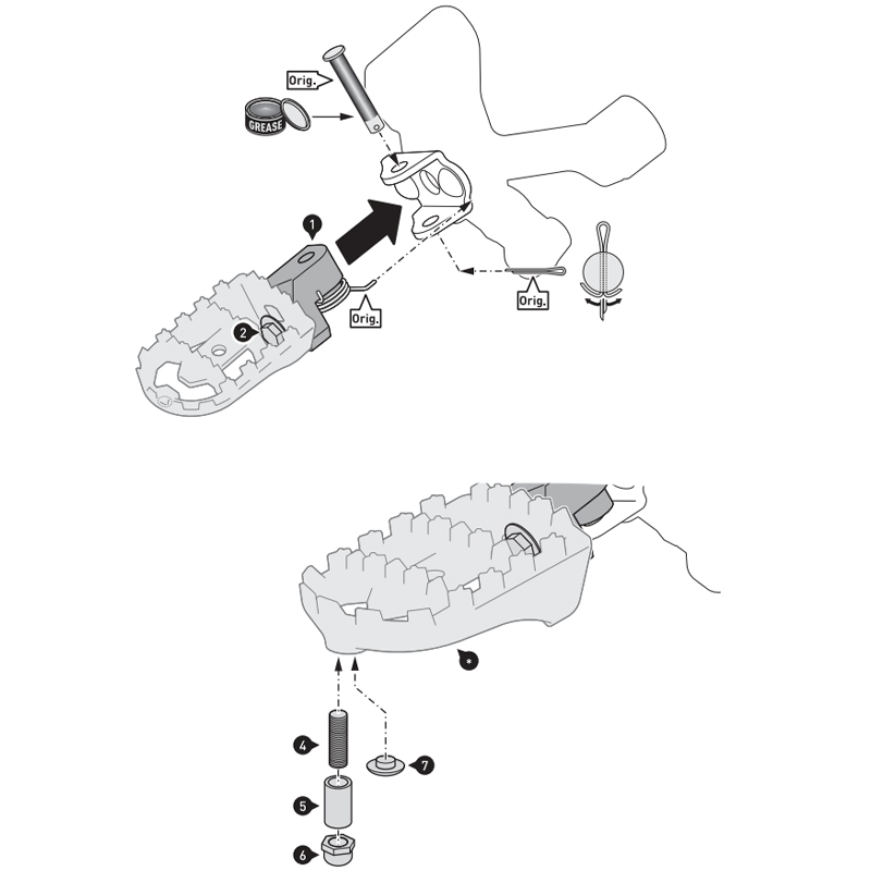 KIT REPOSAPIES SW-MOTECH ION YAMAHA FRS.06.011.10201/S