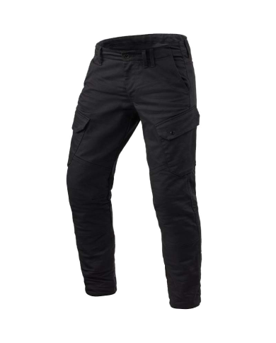 PANTALONES VAQUEROS REVIT CARGO 2 TF L32 NEGRO