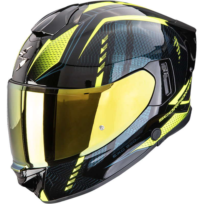 CASCO SCORPION EXO-530 AIR THERAS BLACK/YELLOW FLUO