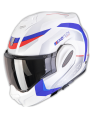 CASCO SCORPION EXO-TECH EVO PRO ACUTI WHITE/BLUE/RED