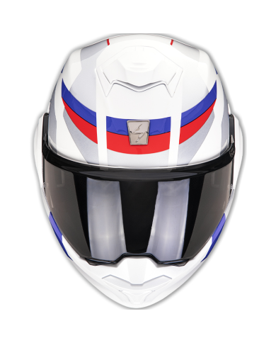 CASCO SCORPION EXO-TECH EVO PRO ACUTI WHITE/BLUE/RED