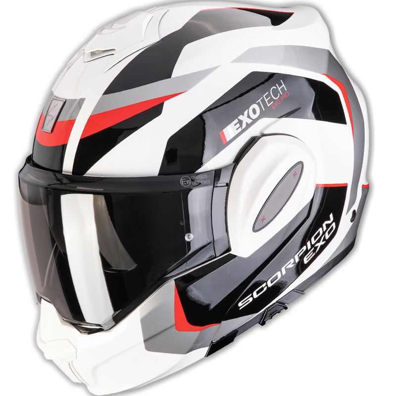 CASCO SCORPION EXO-TECH EVO PRO ACUTI GREY/BLACK/RED
