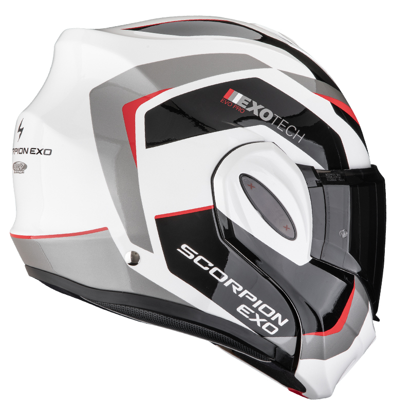 CASCO SCORPION EXO-TECH EVO PRO ACUTI GREY/BLACK/RED