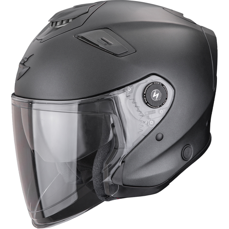 CASCO SCORPION EXO-GT JET BLACK MATT PEARL