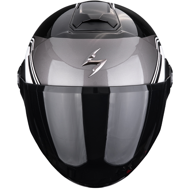 CASCO SCORPION EXO-CITY II VITA BLACK METAL/WHITE