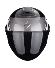 CASCO SCORPION EXO-CITY II VITA BLACK METAL/WHITE