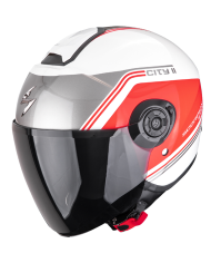 CASCO SCORPION EXO-CITY II VITA WHITE/RED