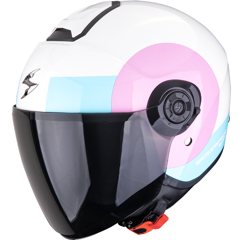 CASCO SCORPION EXO-CITY II SHEER WHITE/PINK/BLUE