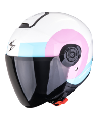 CASCO SCORPION EXO-CITY II SHEER WHITE/PINK/BLUE
