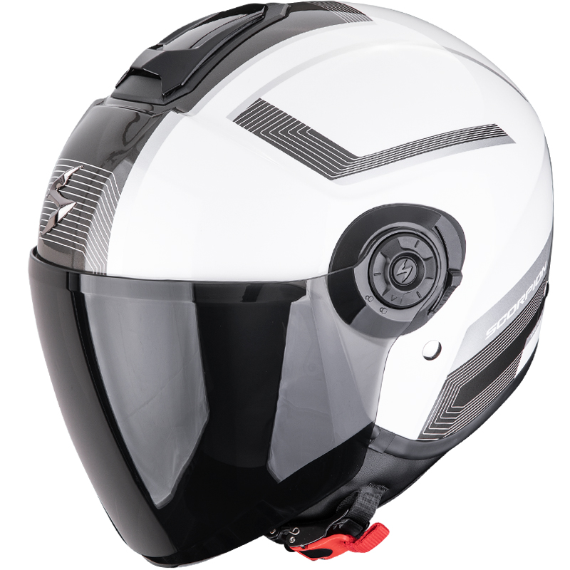 CASCO SCORPION EXO-CITY II COSMOS WHITE PEARL/SILVER
