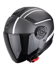 CASCO SCORPION EXO-CITY II COSMOS SILVER MATT/WHITE