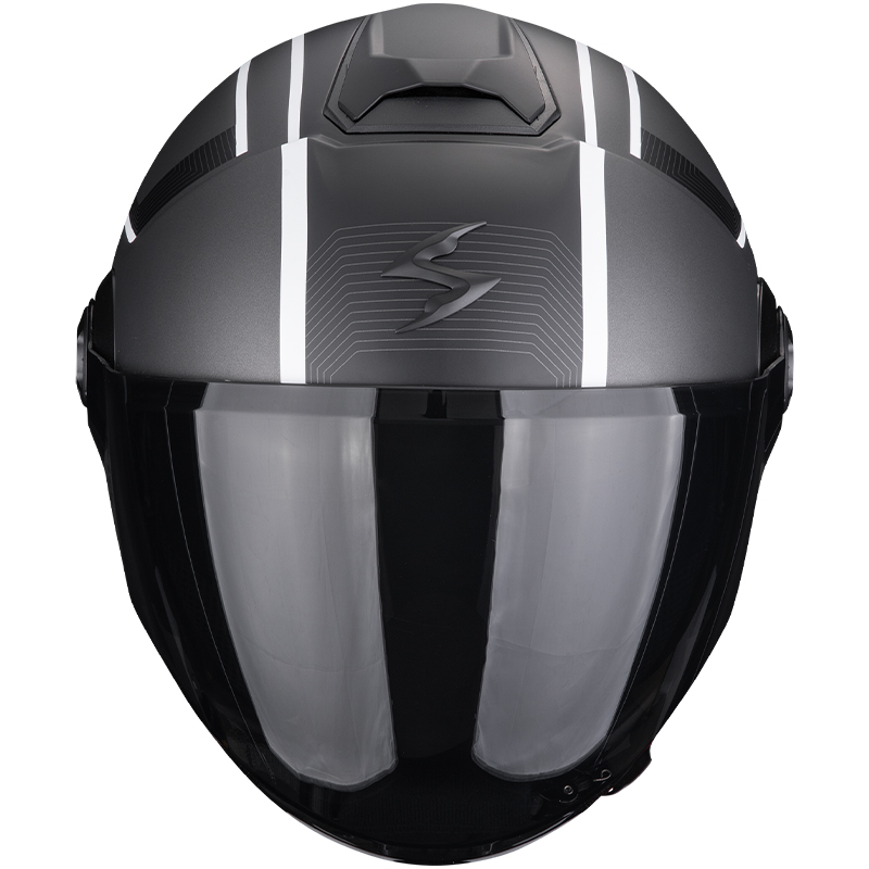 CASCO SCORPION EXO-CITY II COSMOS SILVER MATT/WHITE