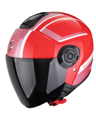 CASCO SCORPION EXO-CITY II COSMOS RED/SILVER