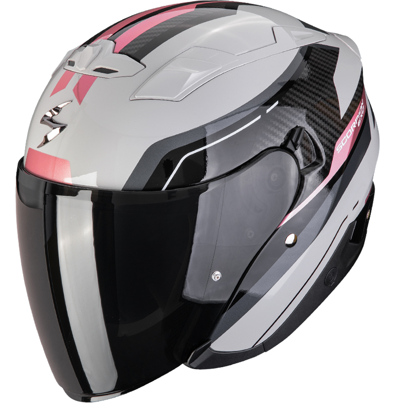 CASCO SCORPION EXO-230 HIPE GREY/PINK