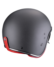 CASCO SCORPION BELFAST EVO CARBON MATT BLACK/RED