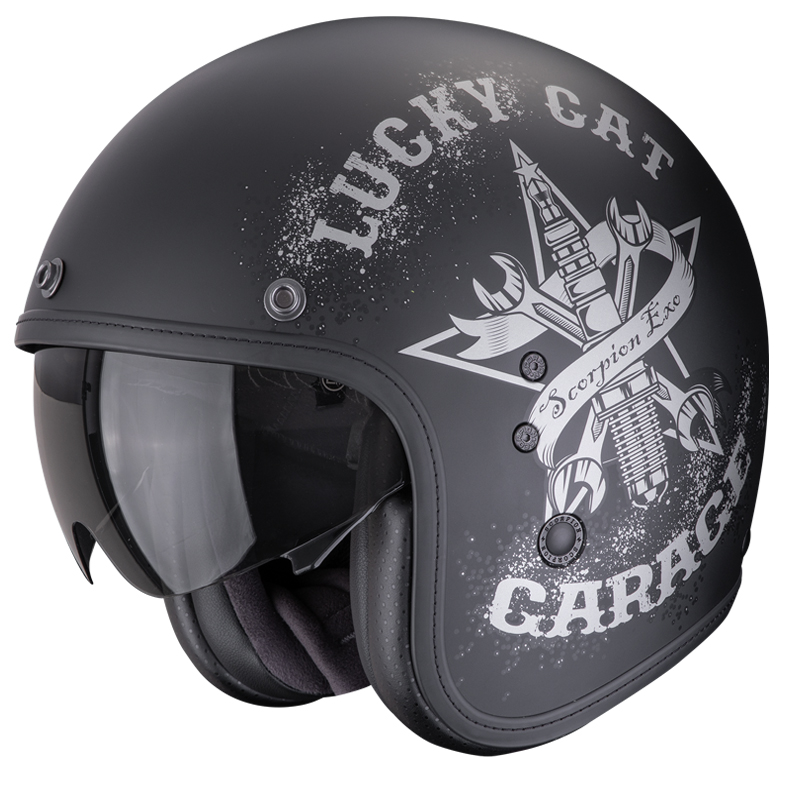 CASCO SCORPION BELFAST EVO HANGAR BLACK/SILVER MATT