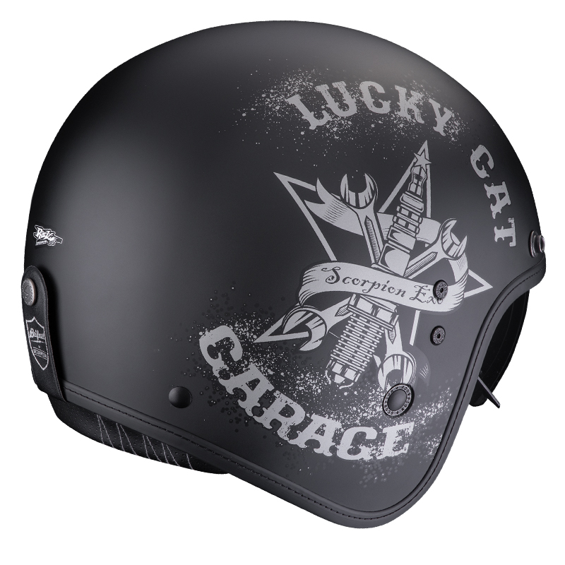 CASCO SCORPION BELFAST EVO HANGAR BLACK/SILVER MATT