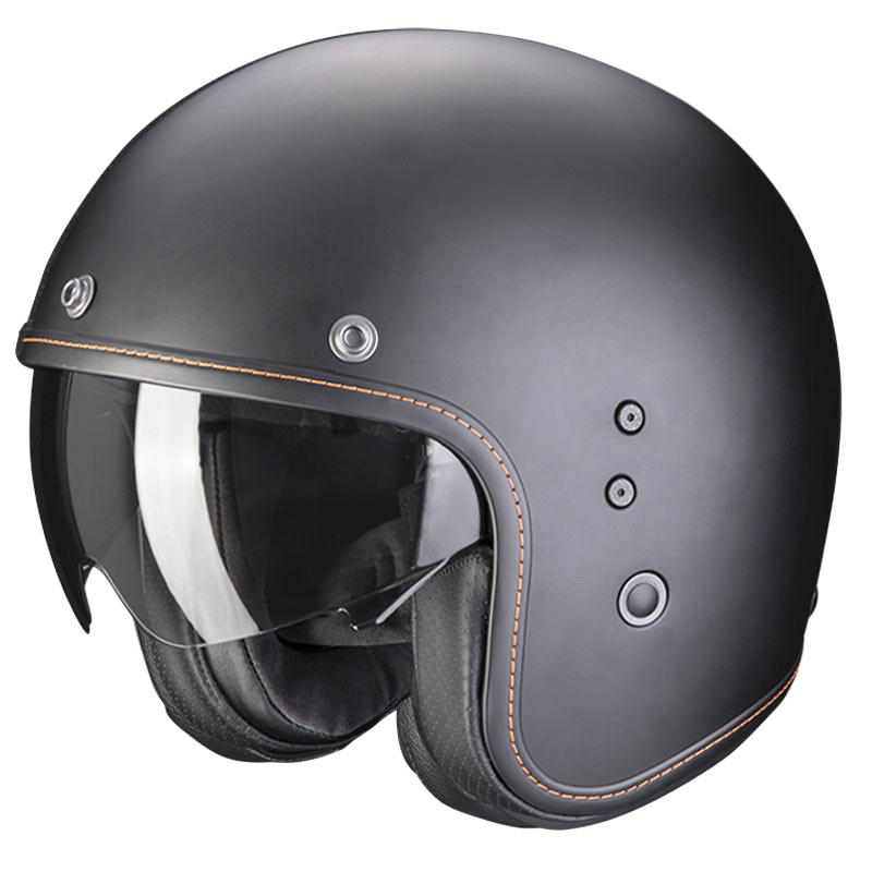 CASCO SCORPION BELFAST EVO LUXE MATT BLACK PEARL