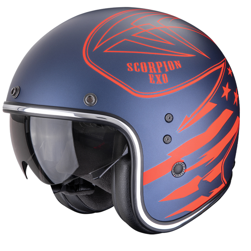 CASCO SCORPION BELFAST EVO DAWG BLUE/RED MATT