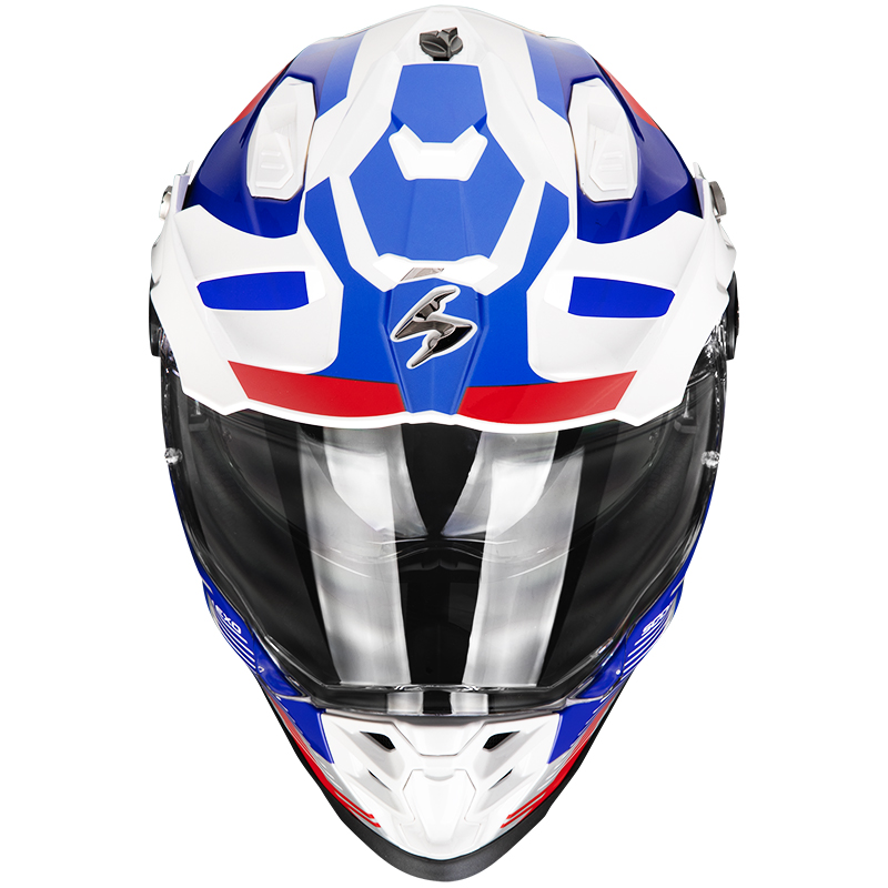 CASCO SCORPION ADF-9000 AIR PATROL WHITE/BLUE/RED