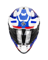 CASCO SCORPION ADF-9000 AIR PATROL WHITE/BLUE/RED