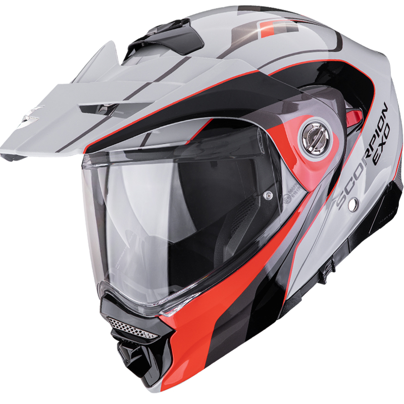 CASCO SCORPION ADX-2 KAMPS GREY/RED