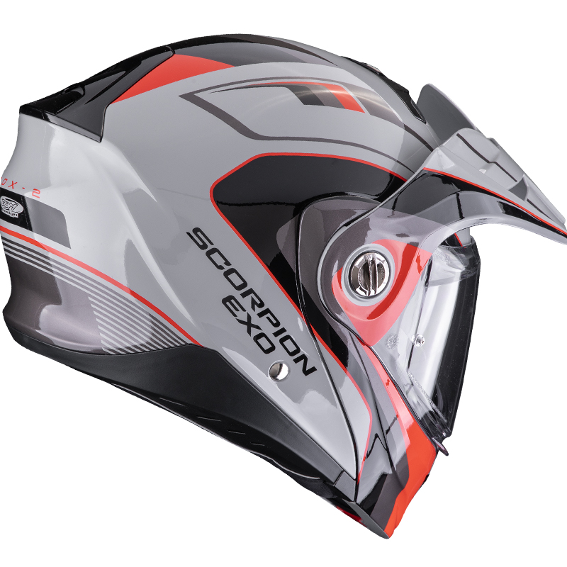 CASCO SCORPION ADX-2 KAMPS GREY/RED