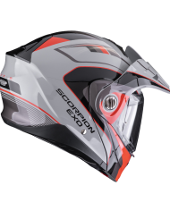 CASCO SCORPION ADX-2 KAMPS GREY/RED