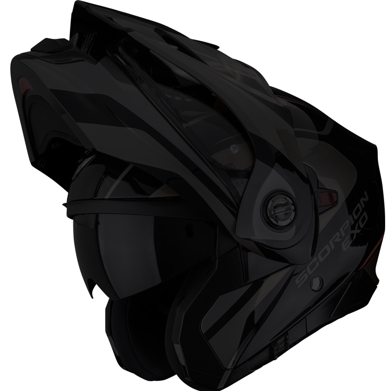 CASCO SCORPION ADX-2 KAMPS GREY/RED