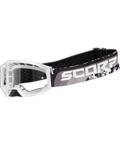 GAFAS SCPRPION E24 MX MASK WHITE/BLACK
