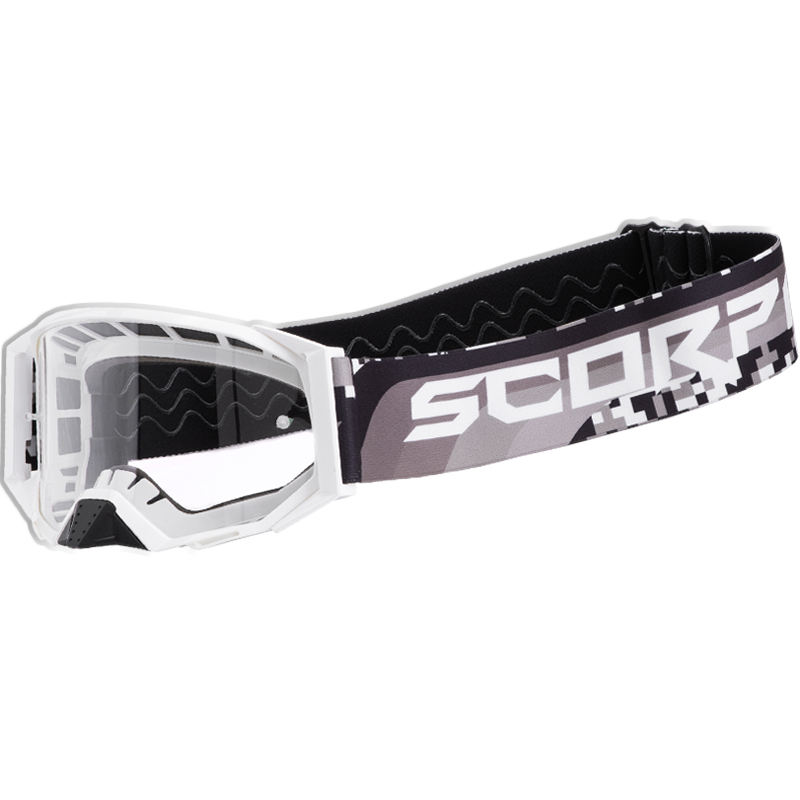 GAFAS SCPRPION E24 MX MASK WHITE/BLACK