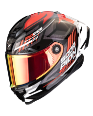 CASCO SCORPION EXO-RACE AIR KOBRA BLACK/RED