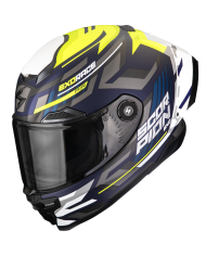 CASCO SCORPION EXO-RACE AIR KOBRA BLUE/YELLOW FLUO