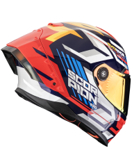 CASCO SCORPION EXO-RACE AIR KOBRA BLUE/YELLOW/RED