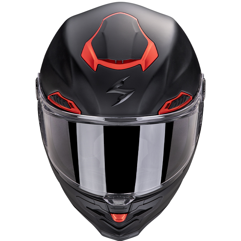 CASCO SCORPION EXO-RACE AIR BLACK MATT/RED