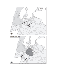 KIT DE PROTECCIONES DE MANOS GIVI EH5145 BMW F900 GS (2024-2026)