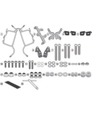 KIT DE FIJACION MALETAS LATERALES GIVI PLR5127 BMW F 750/800/850/900GS KIT DE FIJACION MALETAS LATERALES GIVI PLR5127 BMW F 750/800/850/900GS