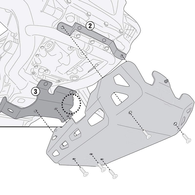 CUBRECARTER GIVI RP5143 BMW R 1300 GS/R 1300 GS ADVENTURE
