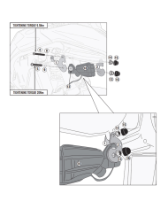 SOPORTE DE FAROS ADICIONALES GIVI LS5143 BMW R 1300 GS