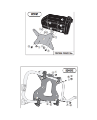 KIT DE FIJACION CAJA HERRAMIENTAS GIVI TL9225KIT PARA TOOL BOX CFMOTO 800 MT