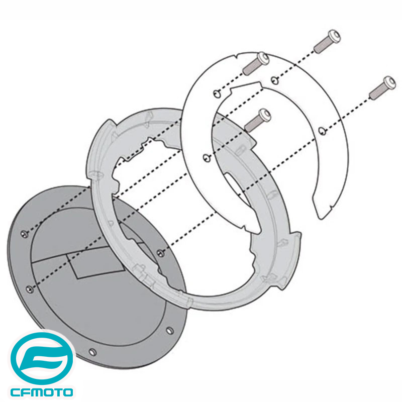 ADAPTADOR GIVI PARA BOLSAS TANKLOCK BF72