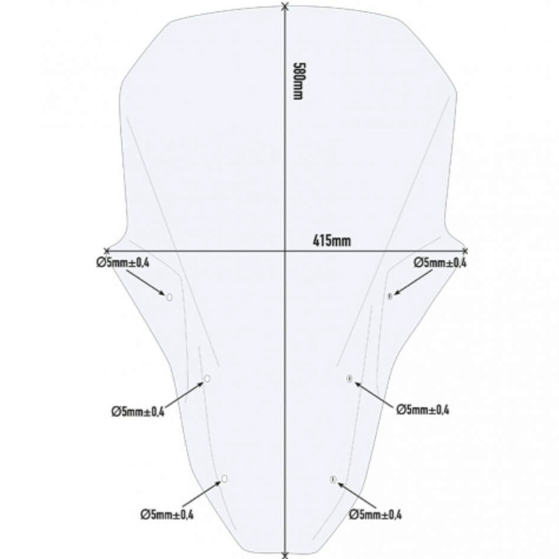 PARABRISAS GIVI D1178ST HONDA AFRICA TWIN PARABRISAS GIVI D1178ST HONDA AFRICA TWIN