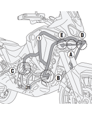 DEFENSAS DE CARENADO GIVI TNH1209 HONDA AFRICA TWIN