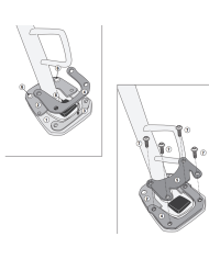 EXTENSIÓN CABALLETE LATERAL GIVI ES1186 HONDA X-ADV 750/FORZA 750