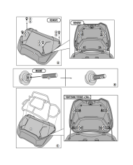 PORTAEQUIPAJES SUPERIOR GIVI S377 PARA TOPCASE ORIGINAL HONDA