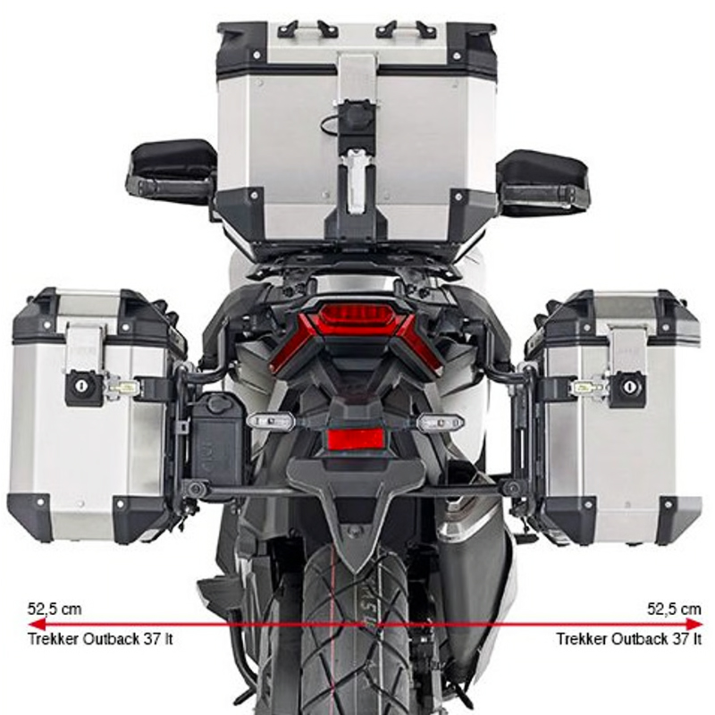 KIT DE FIJACION MALETAS LATERALES GIVI PLO1188CAM HONDA X-ADV 750 KIT DE FIJACION MALETAS LATERALES GIVI PLO1188CAM HONDA X-ADV 750